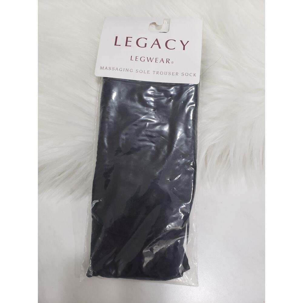 New QVC Legacy‎ Legwear Massaging Sole Trouser Sock One Size 1 Pair A86780